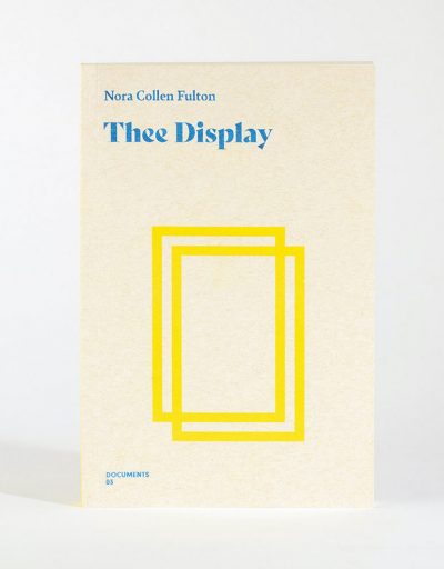 Three Display book cover
