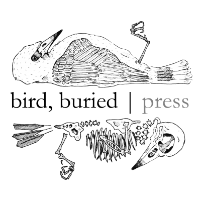 bird, buried press logo