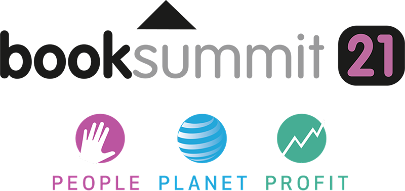 Book Summit 21 text logo. People, Planet, Profit.