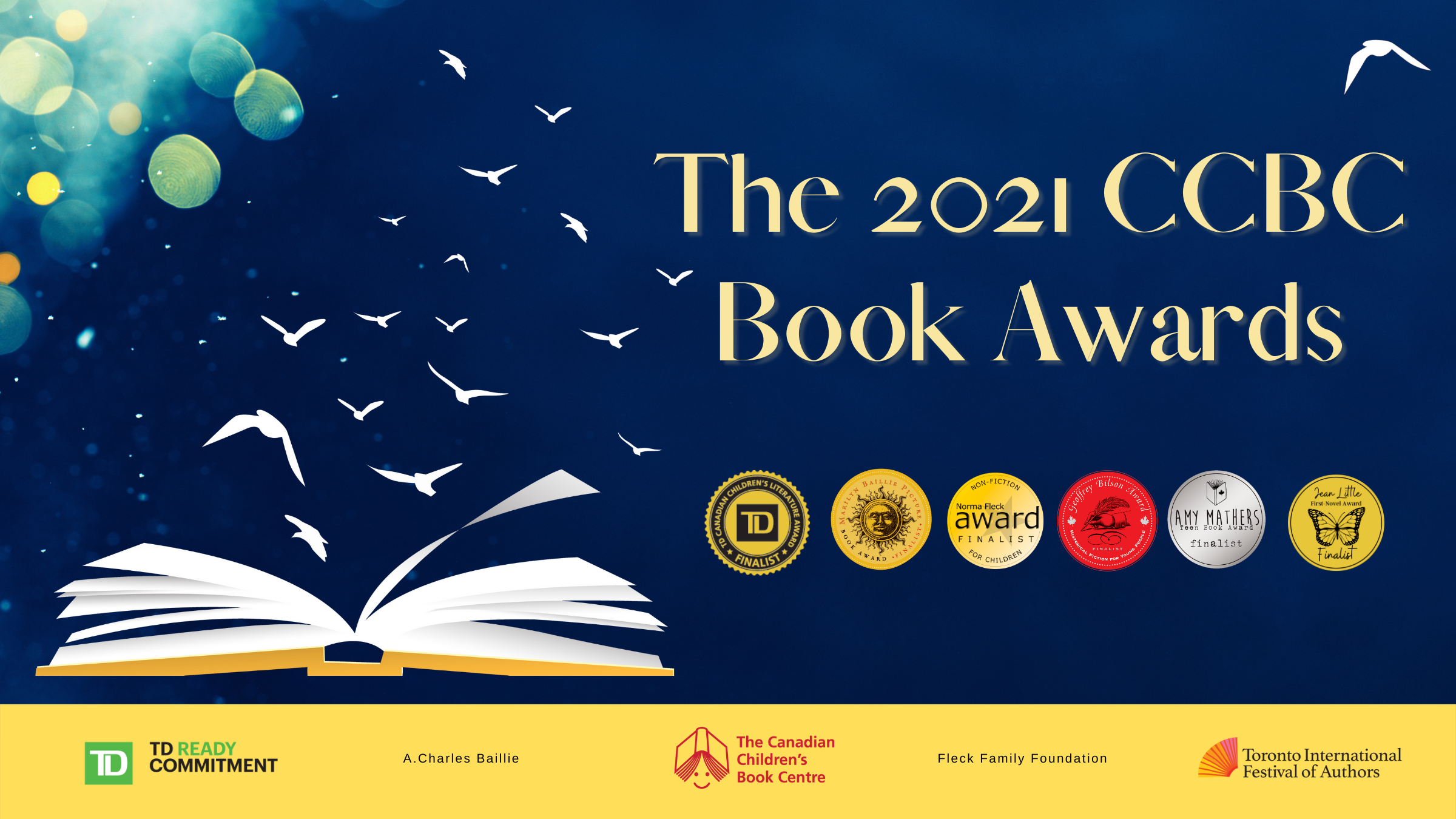 Canadian Children's Book Centre Awards 2021 event banner