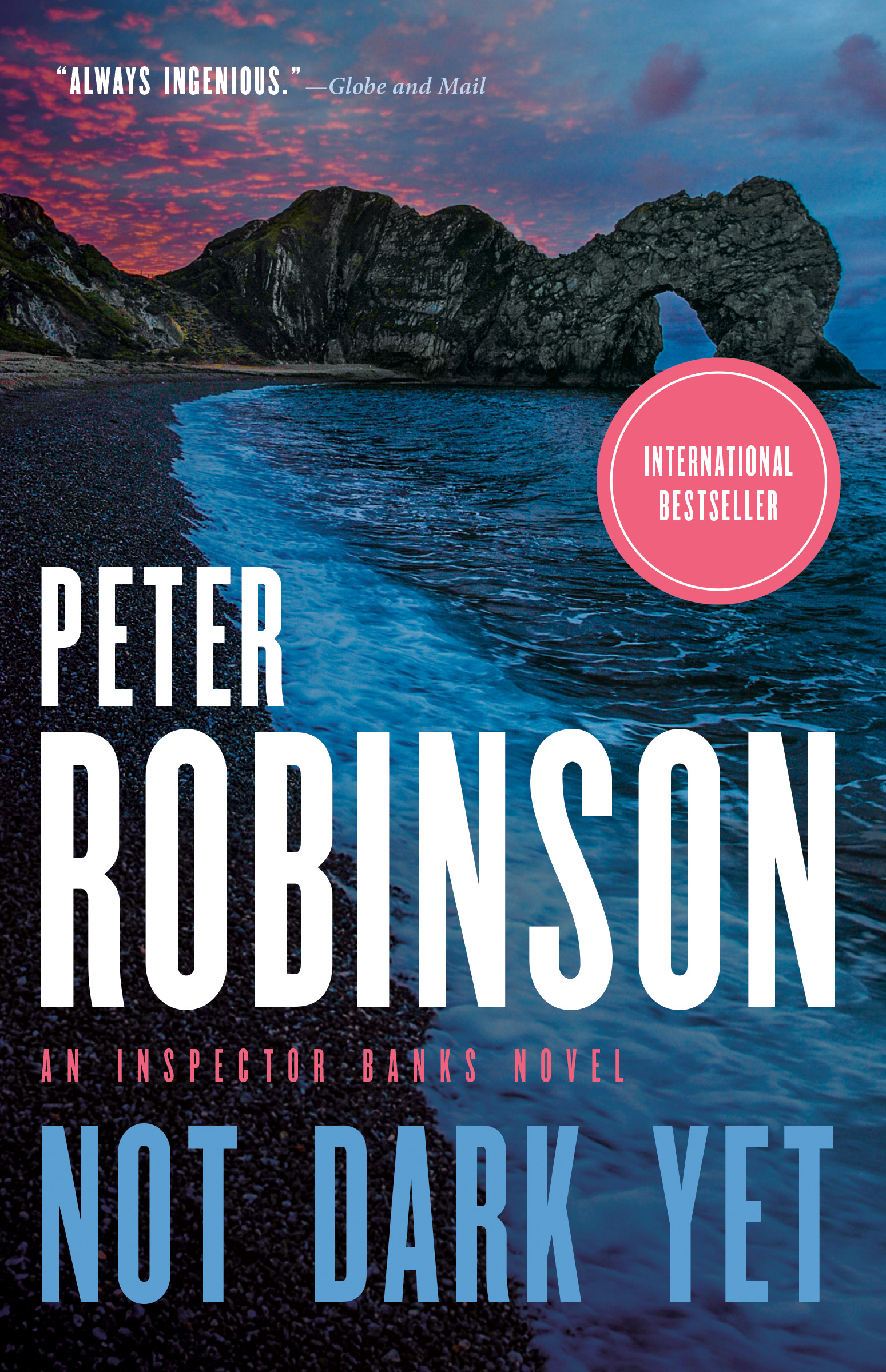 Peter Robinson's Not Dark Yet book cover