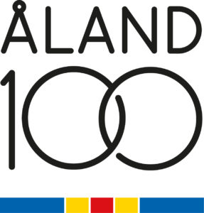 Åland Government 100 logo