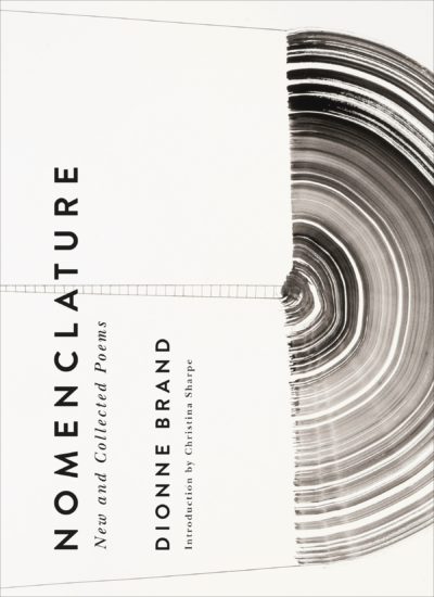 Dionne Brand's Nomenclature book cover