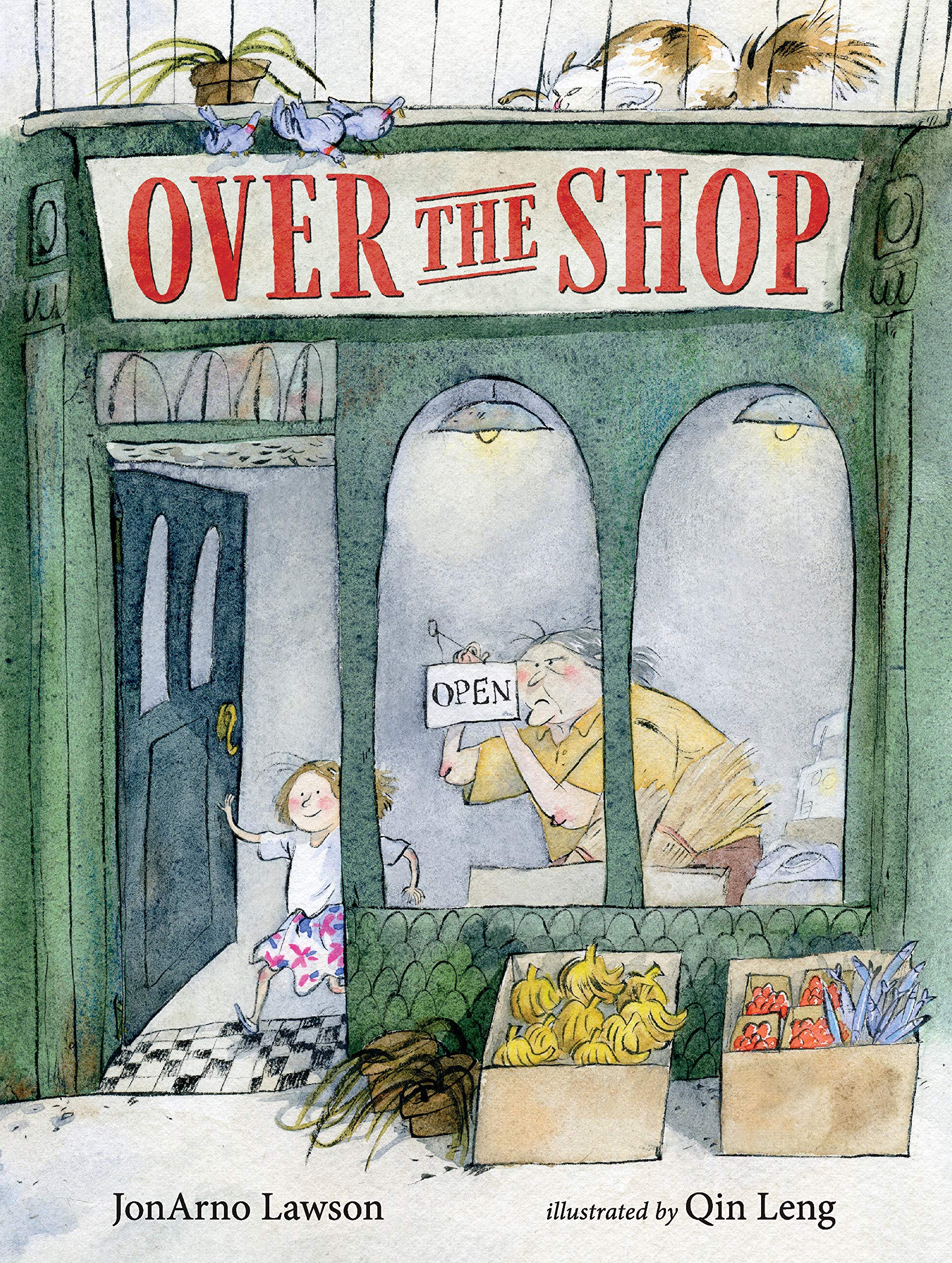 Jonarno Lawson and Qin Leng's Over the Shop book cover