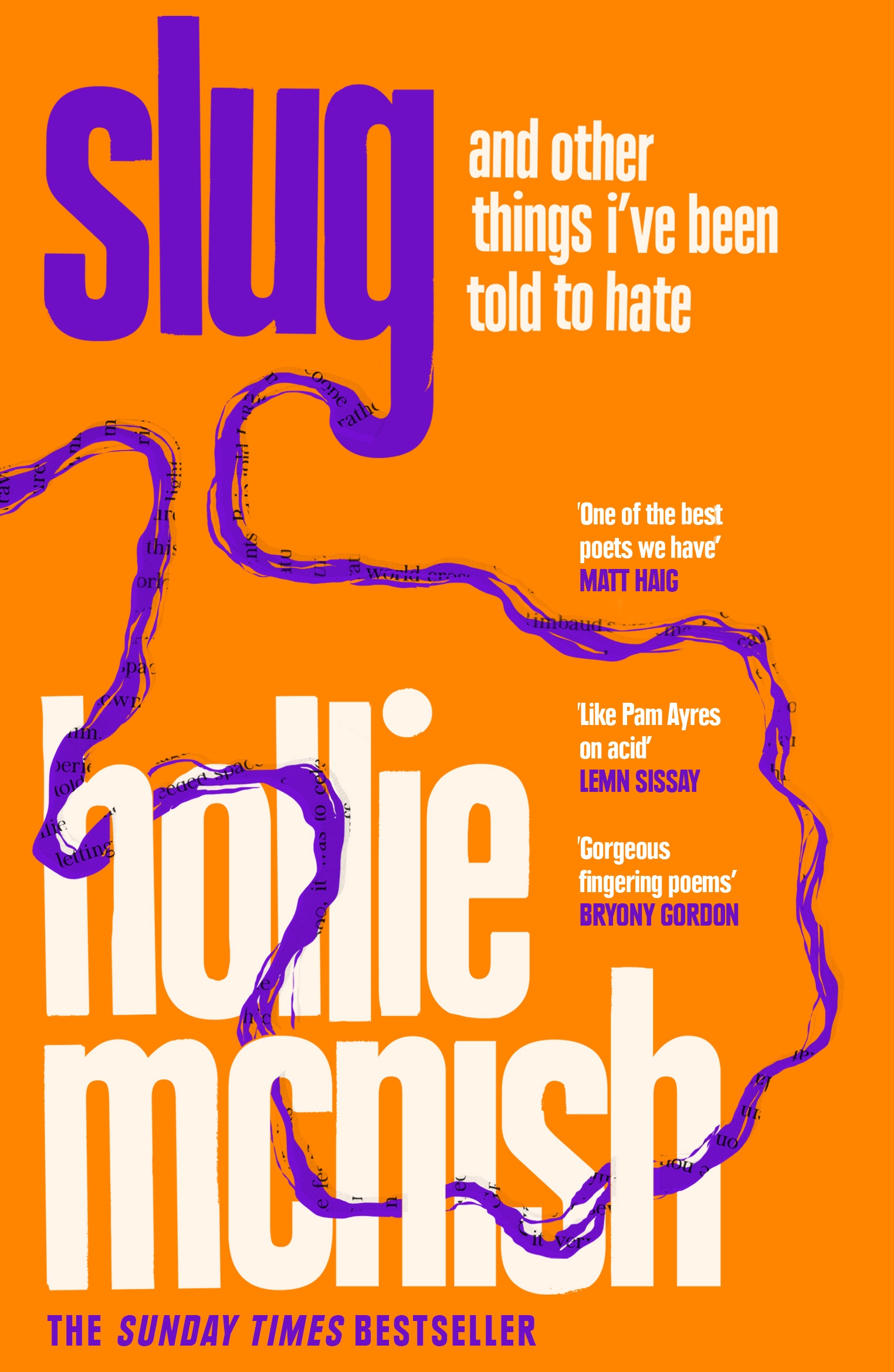 Hollie McNish's Slug book cover