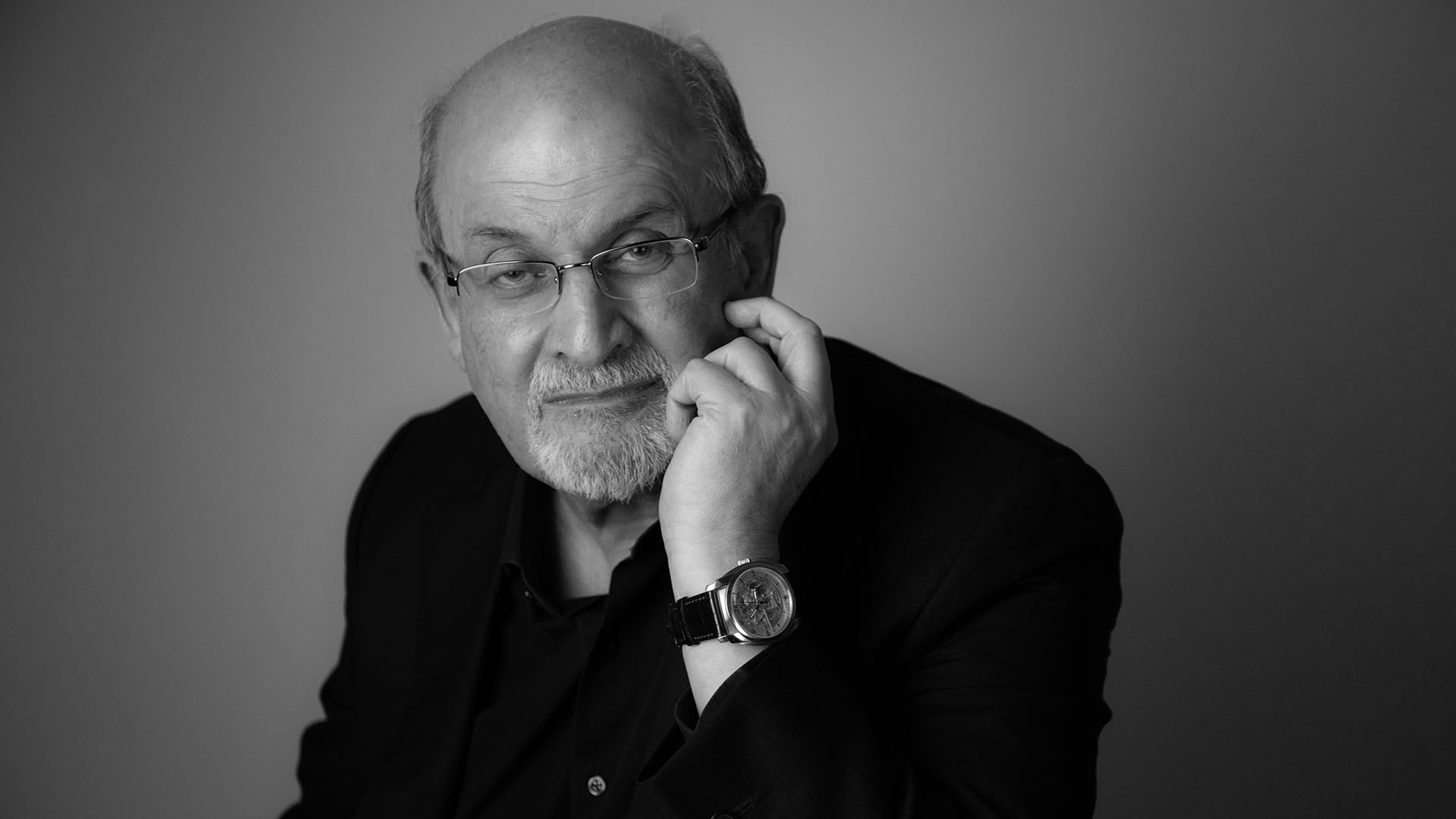 Salman Rushdie's headshot