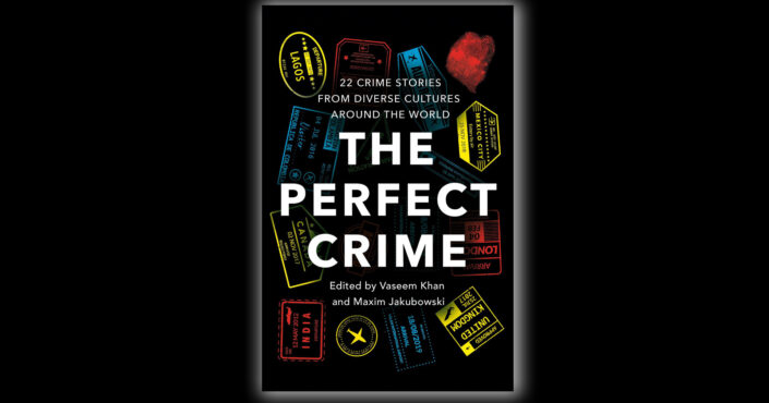 The book cover of The Perfect Crime on black background
