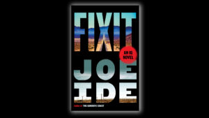 The book cover of Joe Ide's Fixit on a black background