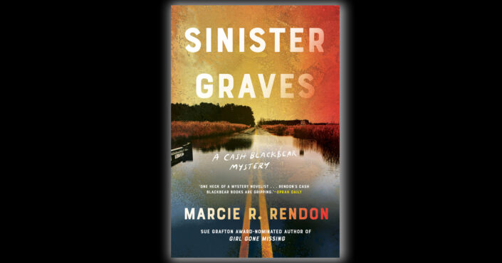 The book cover of Marcie R. Rendon's Sinister Graves on a black background