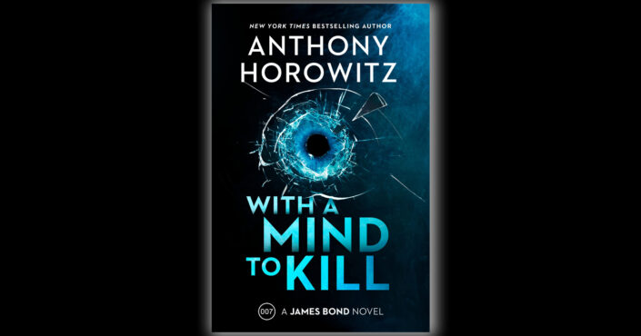 The book cover of Anthony Horowitz's With A Mind to Kill on black background