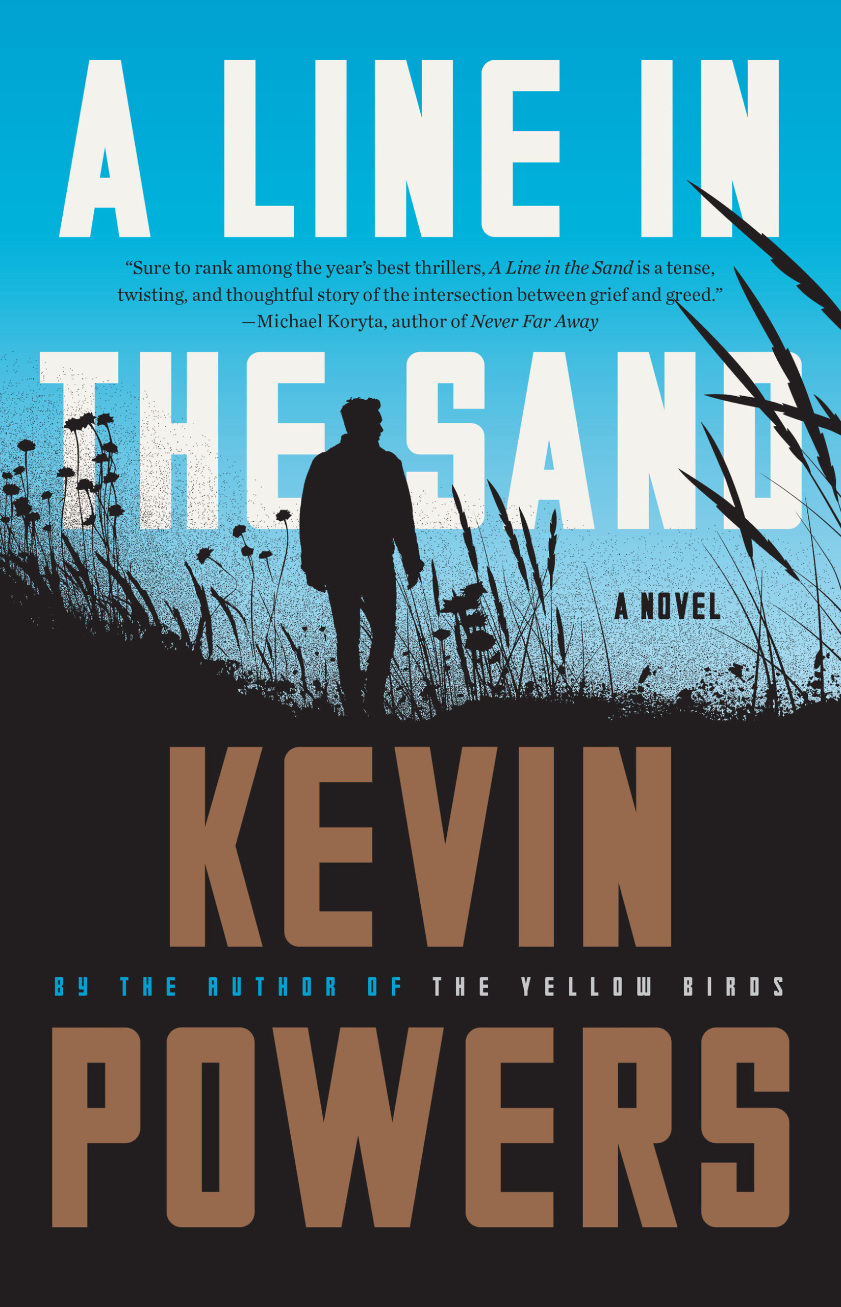 The book cover of Kevin Powers' A Line in the Sand