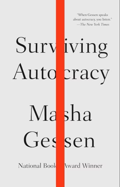 Book cover for Surviving Autocracy by Masha Gessen