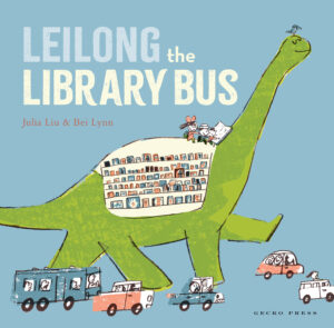Book cover for Leilong the Library Bus by Julia Liu and Bei Lynn