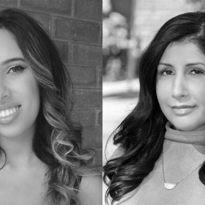 Jessica Cunsolo and Romi Moondi headshots