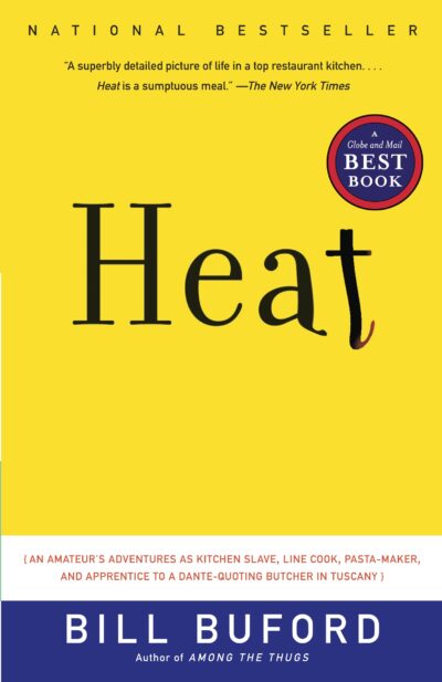 The book cover of Bill Buford's Heat