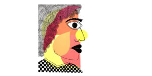 Drawing of Jessica Campbell